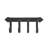 Hand Forged  4 Iron Hook Rack 