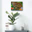 «Iguana» par Tim Jeffs, art mural acrylique, 16 po x 12 po