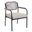 Chaises de patio en métal et rotin-130979830