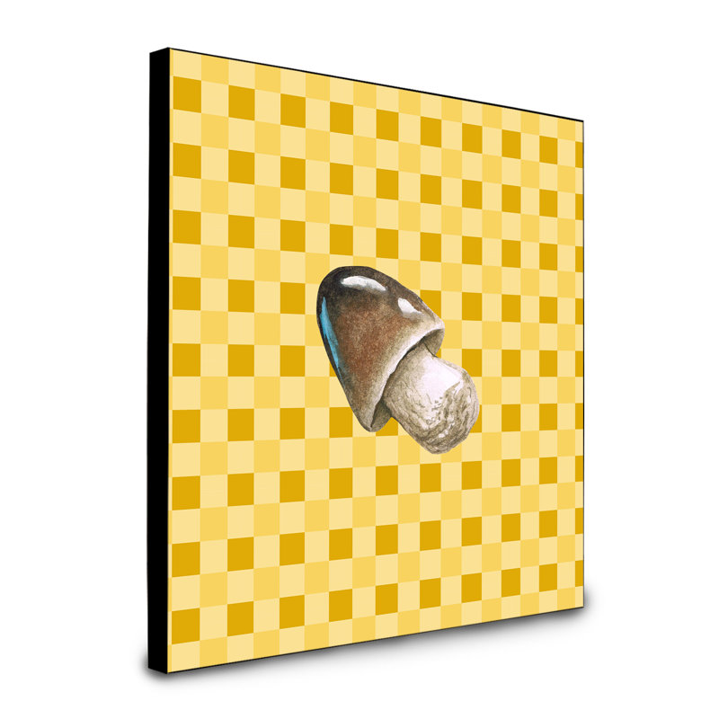 Panneau mural d’art champignon basketweave Ephinne