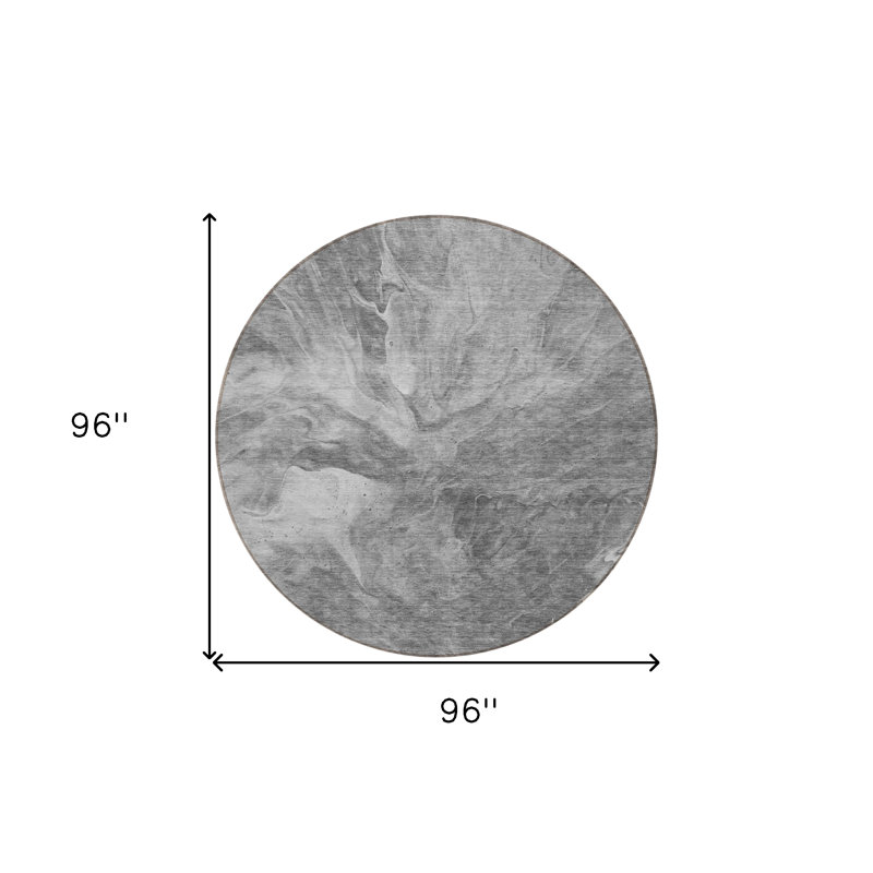Tapis rond 8 po
