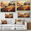 Assortiment de bouquets de fleurs, paysage de grange II - campagne, art mural-1342078286-1342078287-1342078272