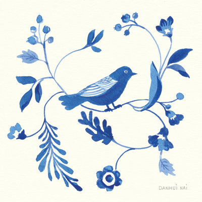 «Songbird Celebration II» par Danhui Nai, reproduction d'art sur toile tendue