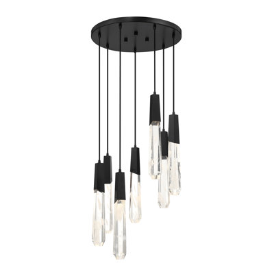 Luminaire suspendu à DEL 7 lumières Ashey