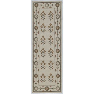 Heidi Flatweave Wool Floral Scandinavian Rug