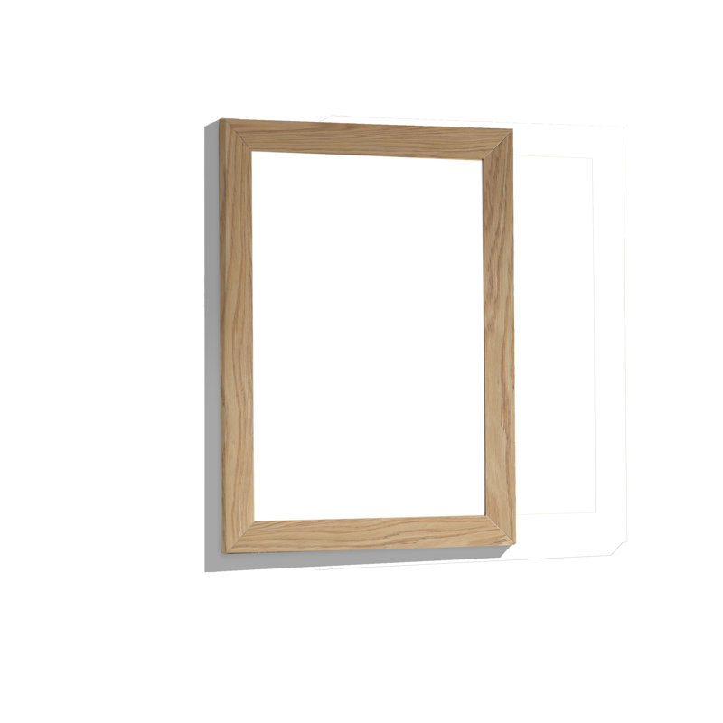 Miroir Markes, H 30 po x l 24 po, Marron
