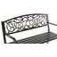 Banc de jardin en acier durable Amerigo