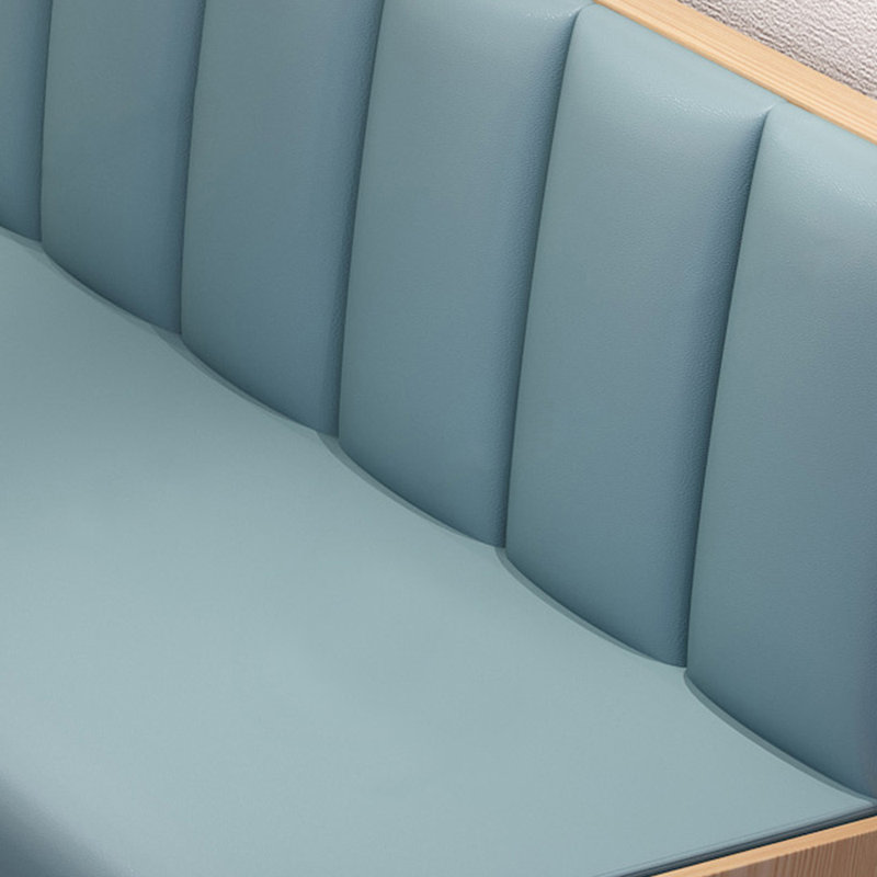 Banc rembourré en similicuir Modern