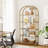 Adrianne 72.2'' H x 32.7'' W Etagere Bookcase-1164345197