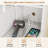 Large Makeup Vanity Desk With 2 Rgb Cabinets And Power Outlet