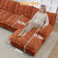 Canapé modulaire en tissu chenille moderne modulaire à 4 places avec 2 repose-pieds pour salon-1567482882-1567482911