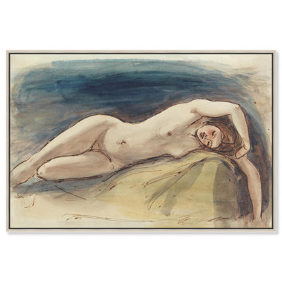 Reclining Female Nude Canvas Classic Female Portraits by Art Remedy
