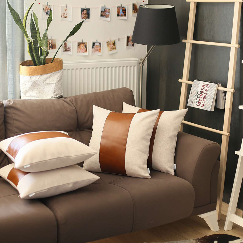 (Ensemble de quatre) Housses de coussin décoratif, Blanc