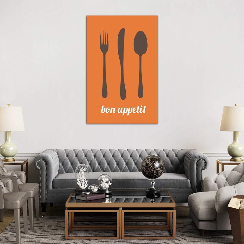 Bon Appetit - No Frame Print on Canvas, 152.5 cm H x 101.5 cm W