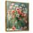 Toile avec cadre flottant or