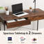 Adalaya Metal Base Writing Desk