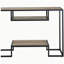 Table d'appoint avec 2 tablettes Country Oak