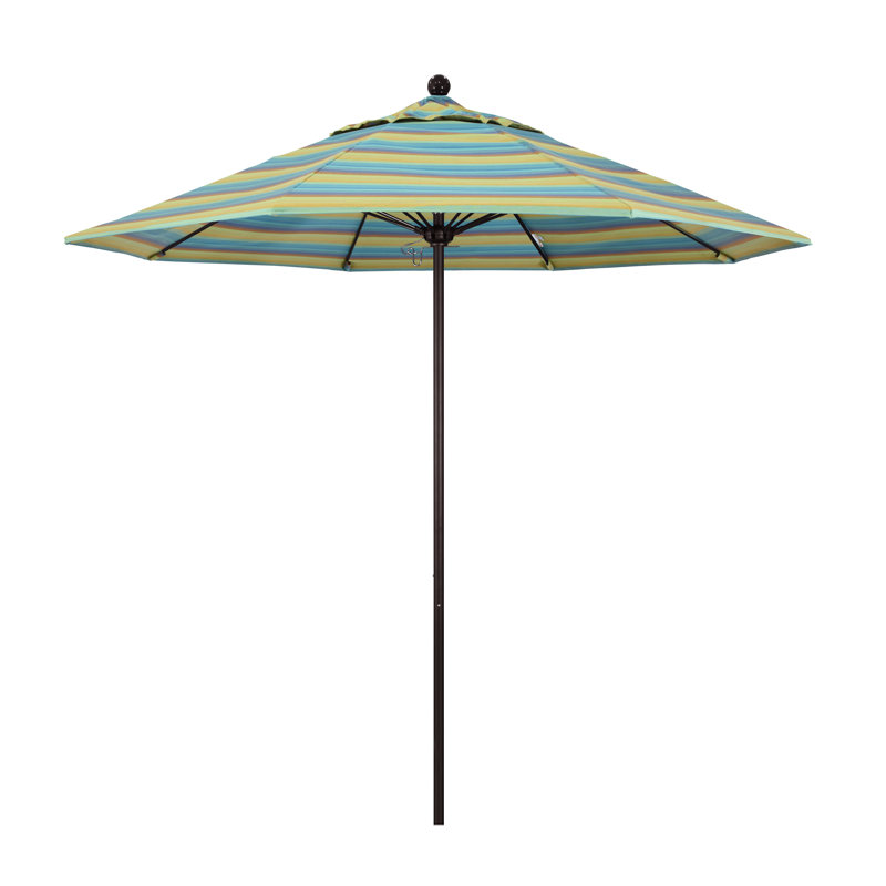 Parasol de marché 9 pi Hibo, Sunbrella® lagon Astoria