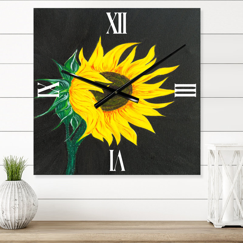 Horloge murale tournesol, Petit