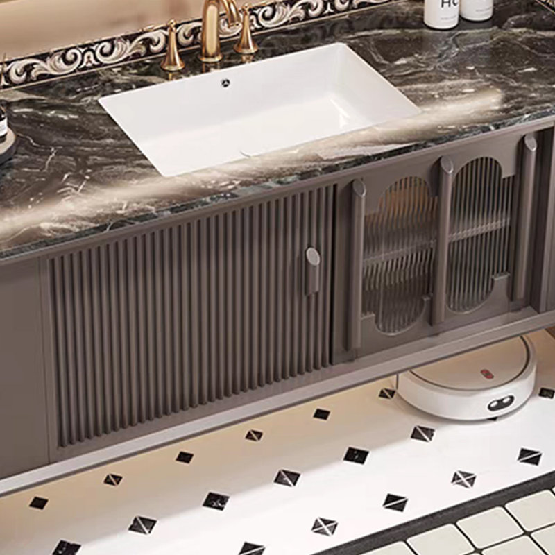 American-style simple bathroom cabinet, 59.06"