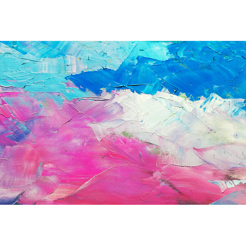 Oil Paint Texture - Wrapped Canvas Painting, 81cm H x 122cm W x 3.8cm D