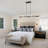 5 - Light Glass Linear Kitchen Island Pendant Light