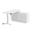 Bureau à hauteur réglable avec rangement