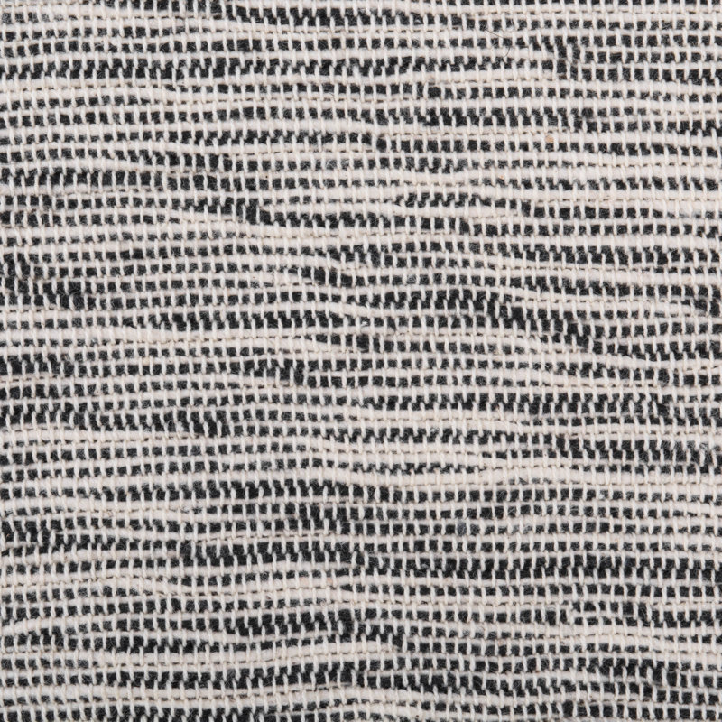 Hand Woven Throw Blanket, Black