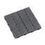 Paquet de tuiles de patio pour terrasse en bois et en plastique 22 WPC-113910003