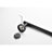 Wall Mounted 6 Piece Bathroom Towel Rack - Stainless Steel, Matte Black, Stylish Design, Scratch-, Rust-, Easy Installation For Different Locations Steel Mount, Elegant Style, Simple Various Areas-851225558