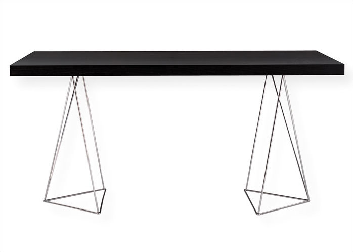 Extendable Metal Base Dining Table