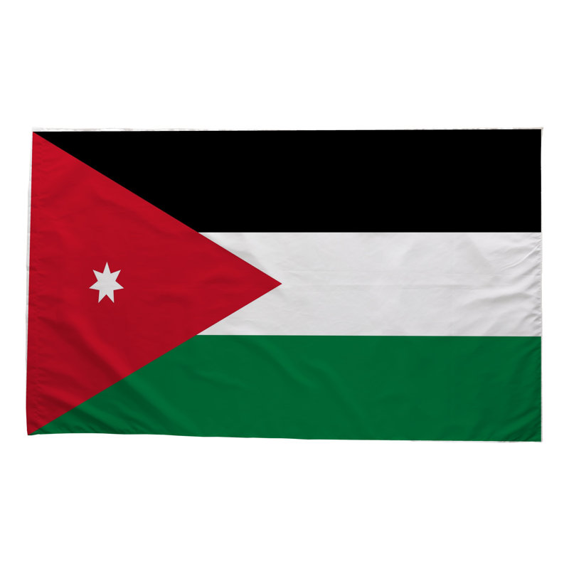 Drapeau jordanien — Drapeau d'extérieur