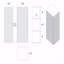 Armoire latérale flottante, armoire de rangement murale Floatingbathroom-379210027
