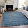 Premium Machine Washable Larock AMF1228 Global Rug