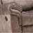Zubaida Two Tone Velvet Glider Recliner-2028234906