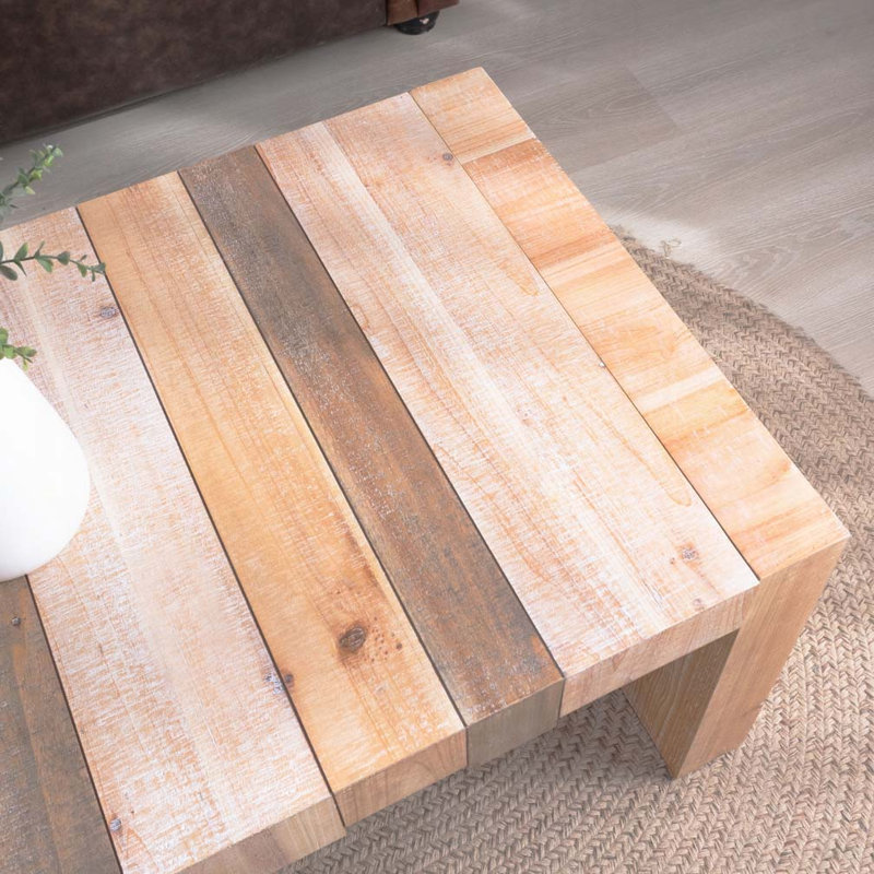 Table basse de salon en bois rustique Farmhouse