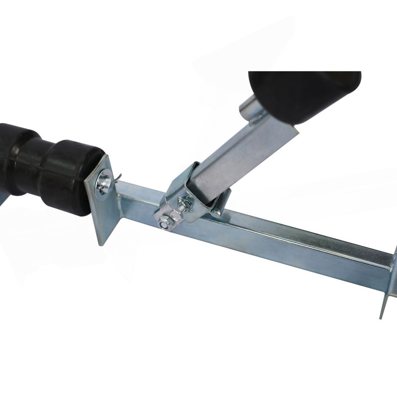 Support de fond de remorque de bateau avec roulettes de quille, capacité de 1102 lb, H 6,69 po x l 35,43 po x P 2,8 po