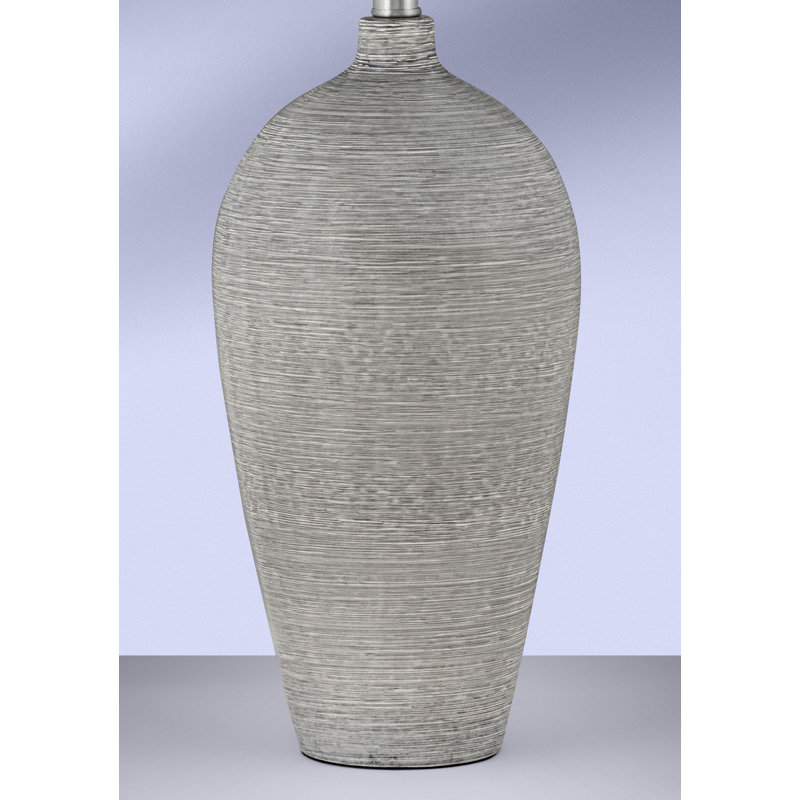 Monza 28 in. Ceramic Table Lamp, Gray