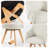 Fegan Swivel Linen Upholstered Back Side Chair-913849423-879140303