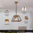 1 - Light LED Caged Pendant
