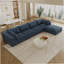 Boneless Cloud Sofa,Corduroy Fabric,Deep Seat Couches,Double-Layer Design,Removable Cushion-2111925470-2111925464