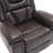 Home Theater Seating Manual Recliner Chair with LED Light Strip for Comfort and Ambiance-1323494195