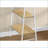 Desks, 48” Industrial Computer Desk with 4 Storage Shelves, Natural Laminate Top, White Metal Legs | Natural | Metal-836998030-836998029