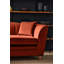 Laverton 3 Seater Velvet Flared Arm Sofa-1720207690