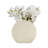 Sculptural Tall Vase with Leaf Texture for Console and Entryway Design - Flower Vase for Home Decor-1977403100-1977403098