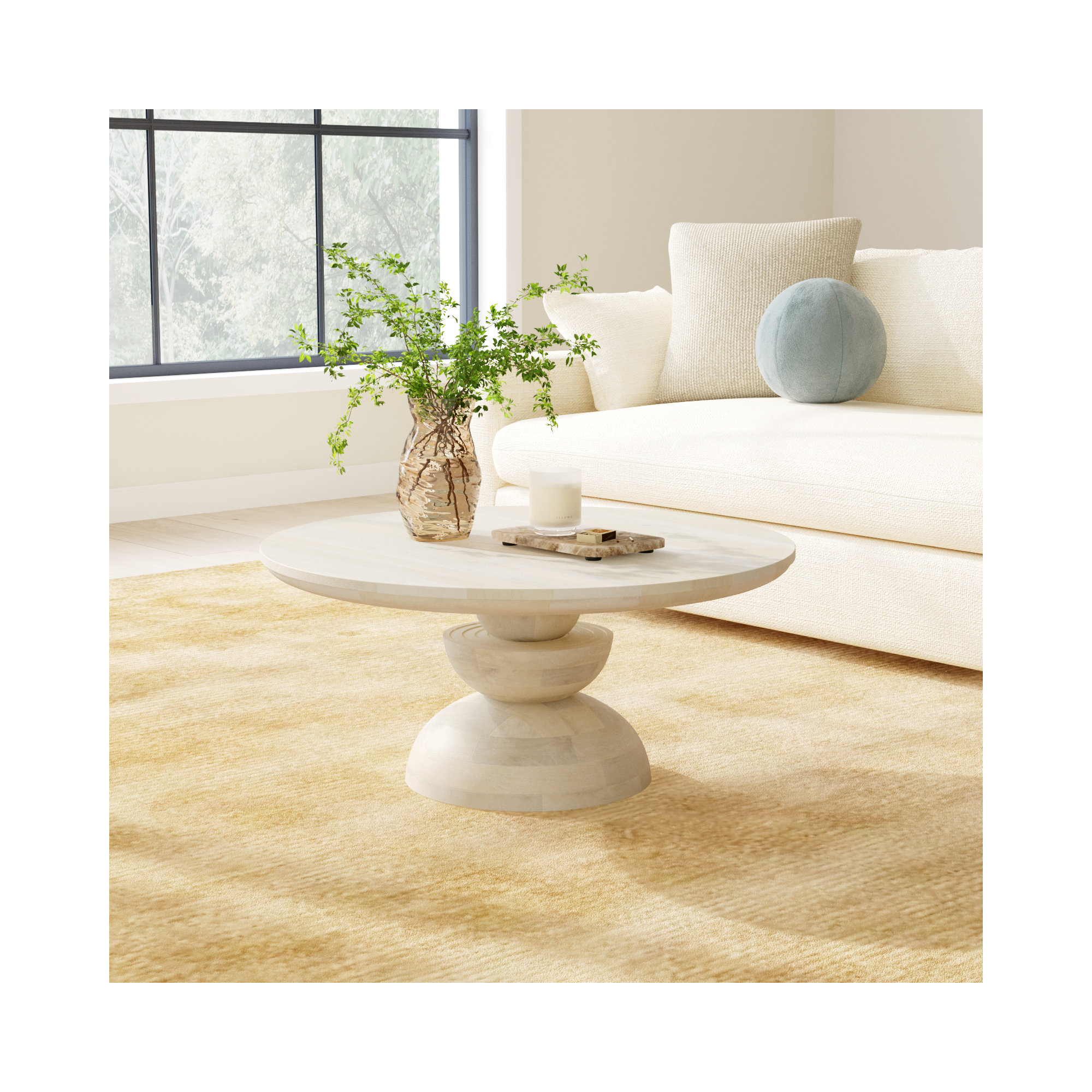 Solid Wood Single Coffee Table