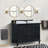 Amare 49 " W Freestanding Standard Free Standing Single Double Vanity Bathroom Vanity With Granite Top-277373268