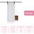 Solid Manufactured Wood  Panel White Primed Sliding Barn Door with Installation Hardware Kit(No Assembly Required)-91268022