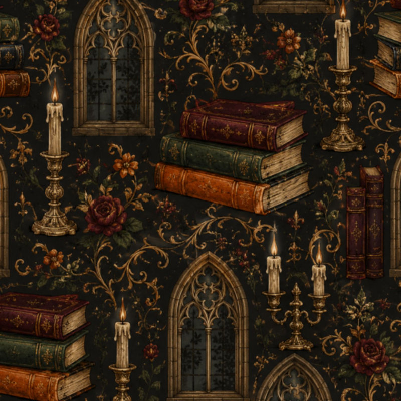 Rouleau de papier peint auto-adhésif amovible avec bibliothèque et bibliothèque, 117.96" L x 17.7" W