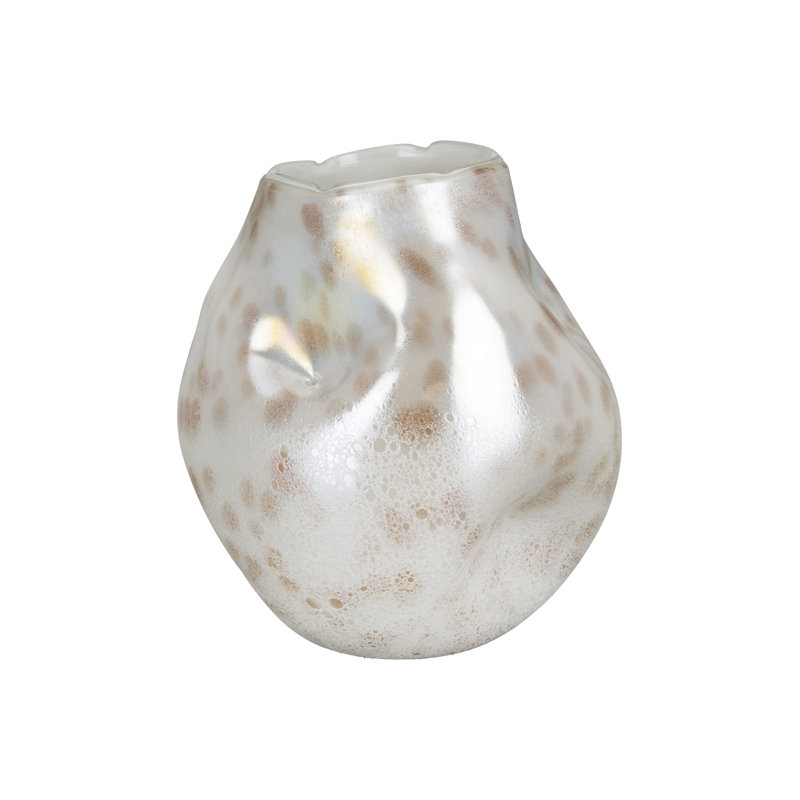 Bogomil Handmade Glass Table Vase, 21cm H x 19cm W x 19cm D